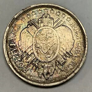 1894 �{���r�A 50 �Z���^�{�X �g�[�� �V���o�[ �R�C�� PTS ES �_�C �N���b�N