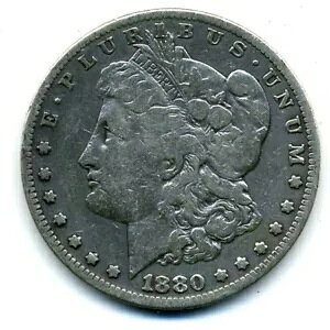 1880 O VF ���[�K�� �h�� �f�G�Ȕ��ɏ㎿�ȕč� 90% �V���o�[ �I���W�i�� ���A�� �R�C�� #8182