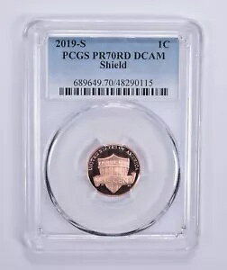 PR70 RD DCAM 2019-S �����J�[�� �V�[���h �Z���g PCGS �u���[ Lbl