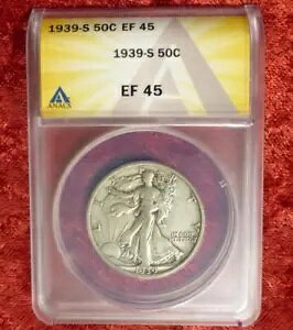 1939 S ANACS EF 45 EH[LO oeB Vo[ n[t_[AVo[ 50 Zg RC