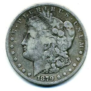 1879 S VF ���[�K�� �h�� �f�G�Ȕ��ɏ㎿�ȕč� 90% �V���o�[ �I���W�i�� ���A�� �R�C�� #8519