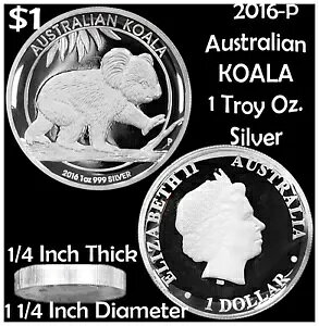 2016-P $1 �I�[�X�g�����A�Y KOALA 1 �g���C�I���X 0.999 ��� ���E���h