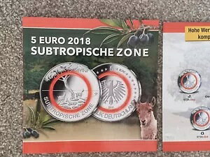 5 x 5 [ 2018 Mу][ Mzz. A-D-F-G-J ~cF ohne Goldm?nze im tH_[