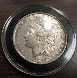 1886 P �����K�� �V���o�[ �_���[ - 90% �č��R�C�� ���C�g�g�[�� XF Q17