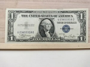 1935 C $1 US �V���o�[�ؖ����u���[�V�[���m�[�g �V���A���ԍ� U23653318D