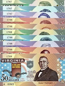 �č� 50 �h�� �ŏ��� 10 �B�̃t�@��/�A�[�g �m�[�g DE PA NJ GA CT MA SC NH VA