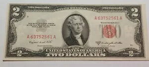 1953 B $2 2 hčbhV[AؖƃP[Xt