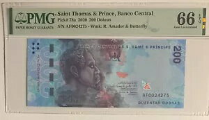 Zg g[}X & vX - P 78a - 200 huX - 2020 - PMG GEM UNC 66 EPQ