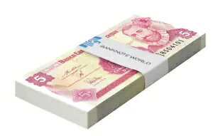 �j�J���O�A 5 �Z���^�{�X �f �R���h�o�A1991 ND�AP-168a.2�AUNC X 100 PCS �o���h�� �p�b�N