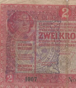 2 KRONEN 1917 - I[XgA Consiglio Nazionale CITTA DI FIUME !