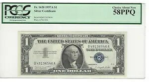 1957A ??1 / PCGS 58 PPQ Vo[ I f}h