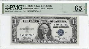 1935C $1 Vo[ؖAPMG GEM ʂ 65 EPQ B B/EubN