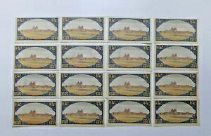 BREHNA NOTGELD 16x 25 PFENNIG 1921 ً}ʉ݃hCc (14492)
