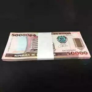 フルバンドル ロット 100 PCS、モザンビーク 50000 メティカ、1993、P-138、UNC