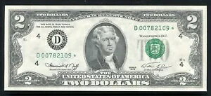 FRB 1935-D* 1976 $2 ** FRN AMs InCIBN[uh GEM UNC (C)