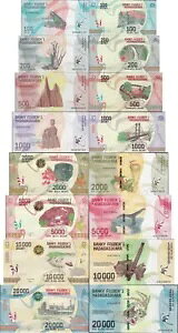 }_KXJ 2017 - 8 Zbg 100+200+500+1000+2000+5000+10000+20000 ariary UNC