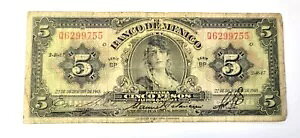 LVR 5 y\: El Banco de Mexico S.A. 1948ASerie BP Cinco Pesos