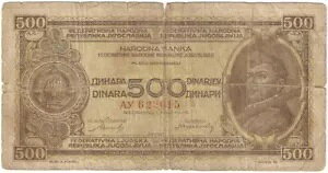 ���[�S�X���r�A���� - 500�f�B�i�� - 1946�N - �}�h - �~�����H�W�E���f�B�b�` - ������