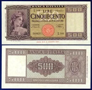 C^A 500  1948 V[Y L144 ق UNC