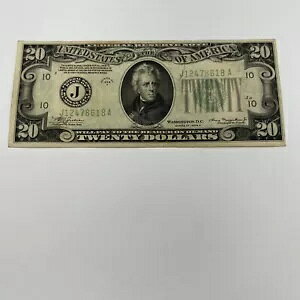 ?????? 1934 �N $20 �A�M������s���AAU �R���f�B�V�����A�J���U�X�V�e�B NIcE Note !!