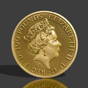 クイーン エリザベス 2 世 ファンタジー コイン ? ユニークな収集価値のあるコイン 24 KT ゴールド メッキ 1905