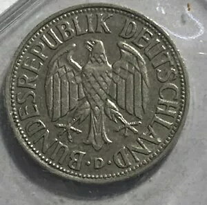 1955-D ドイツ 1 マルク硬貨 -