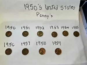 1950N1959N܂ł̊eN̕čyj[̃bgZbg