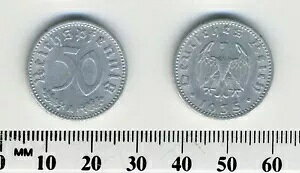 �h�C�c - ��O�鍑 1935 A - 50 Reichspfennig �A���~�j�E�� �R�C�� - �x������������