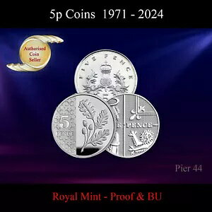 1971 - 2024 5p 5 yX RC - ؖ & uAg (BU) pRC