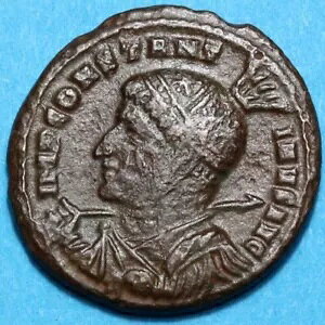 ���[�}�R�C�� AE �R���X�^���e�B�m�X 1 ���̊�-��-307-337 AD-TICINUM-VICTORIA LAETAE PR