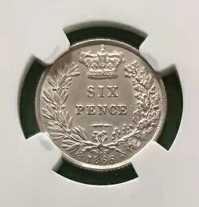 VICTORIA �V���o�[ SIXPENCES 1817 - 1901 ���t��I�����Ă�������