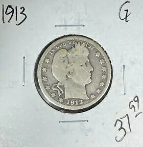 1913 �o�[�o�[ �V���o�[ �N�H�[�^�[ ~ GOOD ~NICE COIN~