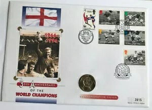 Simply Coins~ 1996 ���[���h�J�b�v 30 ���N�L�O 2 �|���h�R�C�������J�o�[ FDC