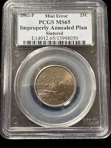2002-P �~�V�V�b�s 25C PCGS �����ǃG���[�A�s�K�؂ɃA�j�[�����ꂽ�v�����V�F (Z-0037)