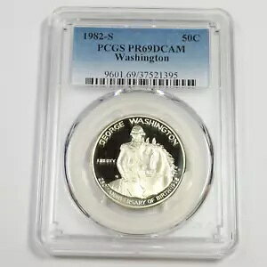 1982 S PCGS PR69 DCAM - W[W Vg 90% Vo[ n[t_[ 50c RC 50526A