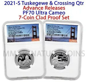 2021-S NGC PF70 Ultra Cameo Advance �� 7 �R�C�� �N���b�h �Z�b�g����N�H�[�^�[ �y�A�������[�X