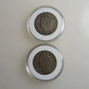 1905 1906 Avg Circ Liberty V jbP JvZ 2 RC bg Dz