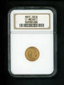1907 US $2.50 S[h oeB NGC MS 62 ʃIWi\ʖ邢I