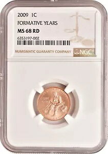 2009-P �����J�[�� �Z���g �`���� 1C �W�F�� ������ NGC MS68 RD ���b�h
