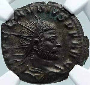 CLAUDIUS II Gothicus �A���e�B�[�N �Ñ� 268AD ���[�} �R�C�� �_�u�� �f�i���E�X NGC i88373