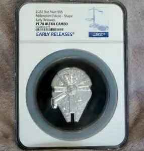 ~jA t@R X^[ EH[Y Vo[ RC 3IX .999 2022 jEG $5 NGC PF70 ER w/OGP