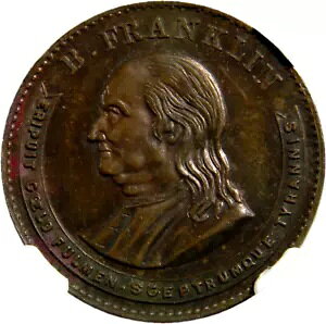 1856 R Lovett �X�g�[�� �V�[�����_���X�g �g�[�N�� NGC MS 65 BN �g�b�v �|�b�v (18-17)