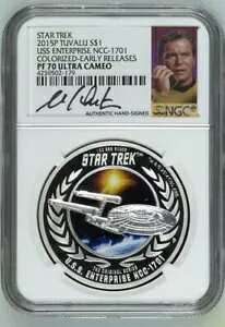 2015 P $1 �c�o�� �v���[�t 1 �I���X �V���o�[ USS �G���^�[�v���C�Y NGC PF 70 UC |�V���g�i�[�̃T�C������