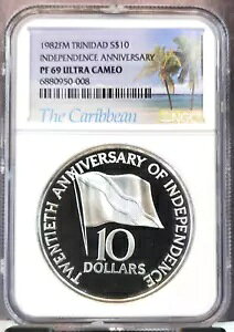 1982 gj_[h Vo[ 10 h CfByfX NGC PF 69 Eg JI A gbv |bv