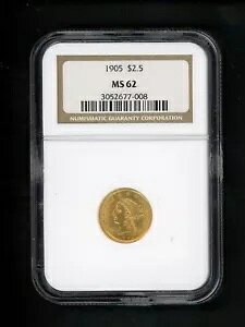 1905 US $2.50 S[h oeB NGC MS 62 ʃIWi\ʖ邢I