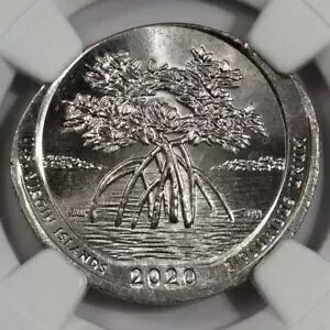 2020 NGC MS63 �ȉ~�`�N���b�v 4.3 �O���� �\���g�x�C N P �N�H�[�^�[ �~���g �G���[ ���A