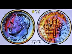 1971 S DIME PF67 FSB }V _u OBV lI N}eBbN A[eBXeBbN g[jO PCGS GS