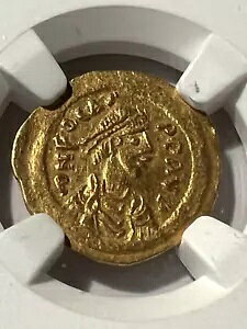 Phocas, AD 602-610 �r�U���`���鍑 AV Tremissis NGC AU 5/s 4/s ex?? DIMITRIADIS