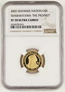 2002 �V���[�j�[ �l�C�V���� $5 1/5 �I���X �S�[���h�u�a���ҁv�v���[�t �R�C�� NGC PF70 �E���g�� �J���I