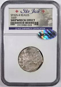 1556-1622 �X�y�C�� 4 REALES ��j�D���� NGC ��j�D�F��O���[�h 1